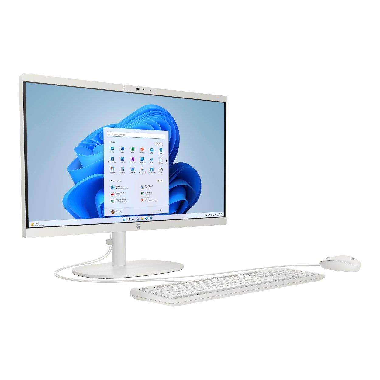 HP 22-dg0000ni 21.5-inch FHD All-in-One PC - Intel N100 256GB SSD
