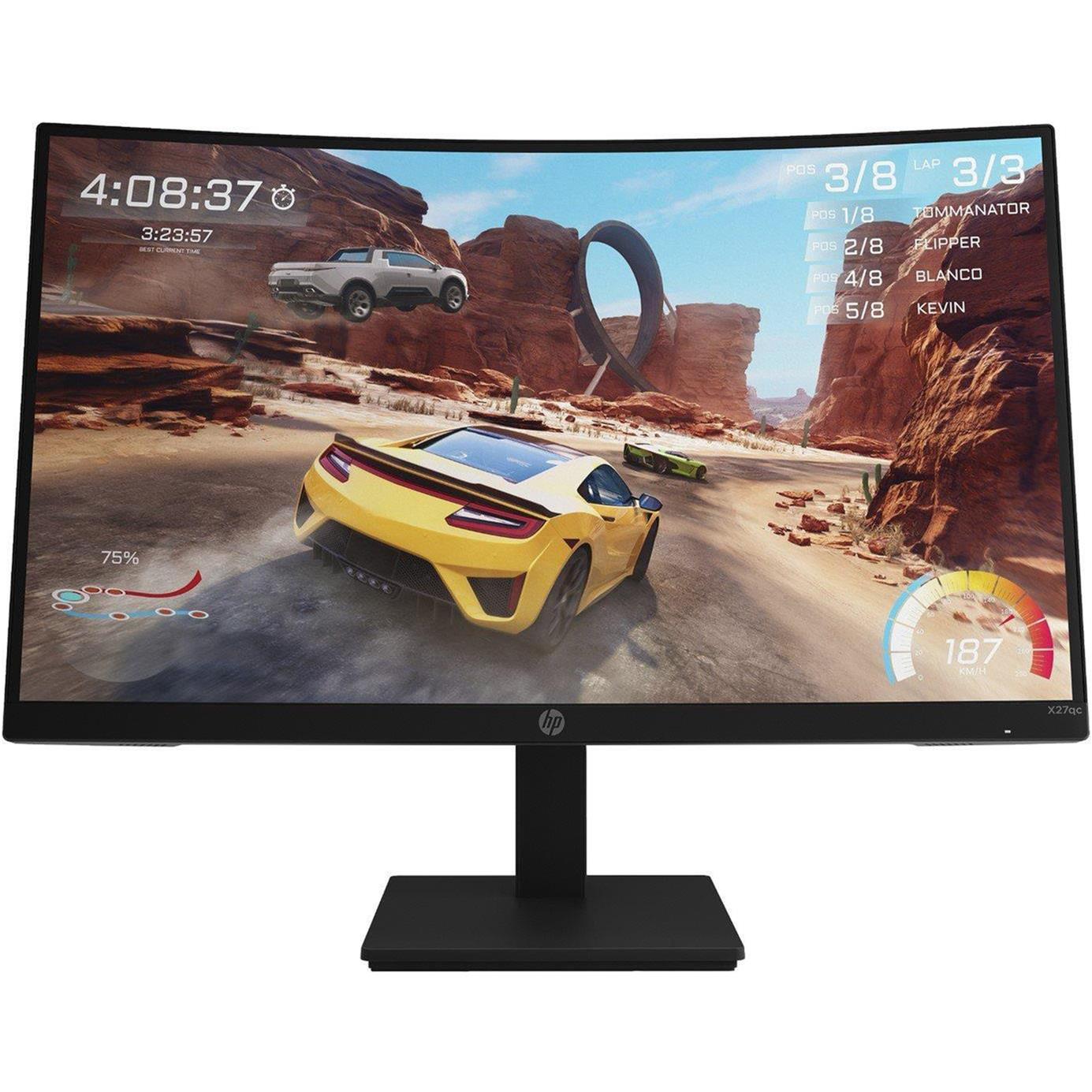 HP X27qc 27-inch 2560 x 1440p QHD 16:9 165hz 1ms AMD FreeSync VA