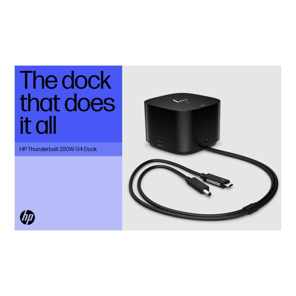 HP Thunderbolt Dock 280W G4 with Combo Cable 4J0G4AA – HP Shop