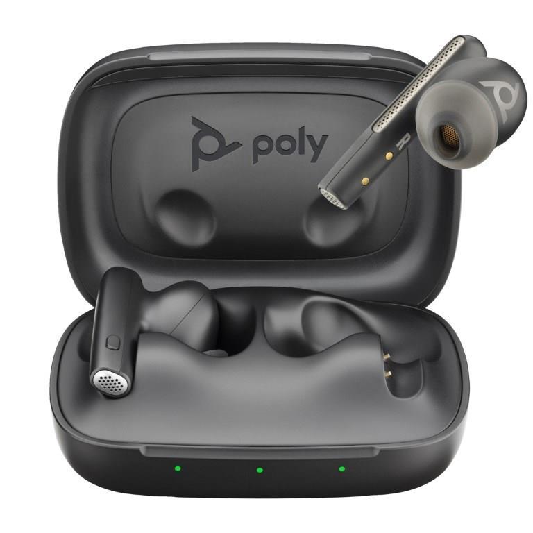 【美品】Poly Voyager Free 60 UC ワイヤレスイヤフォン Poly Voyager Free 60 UC Earbuds with Basic Charge Case and BT700