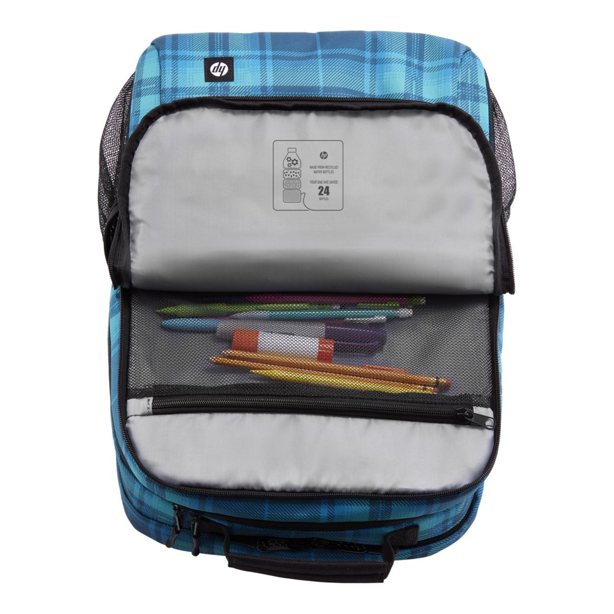 HP Campus XL 16.1-inch Notebook Backpack Tartan Plaid 7J594AA