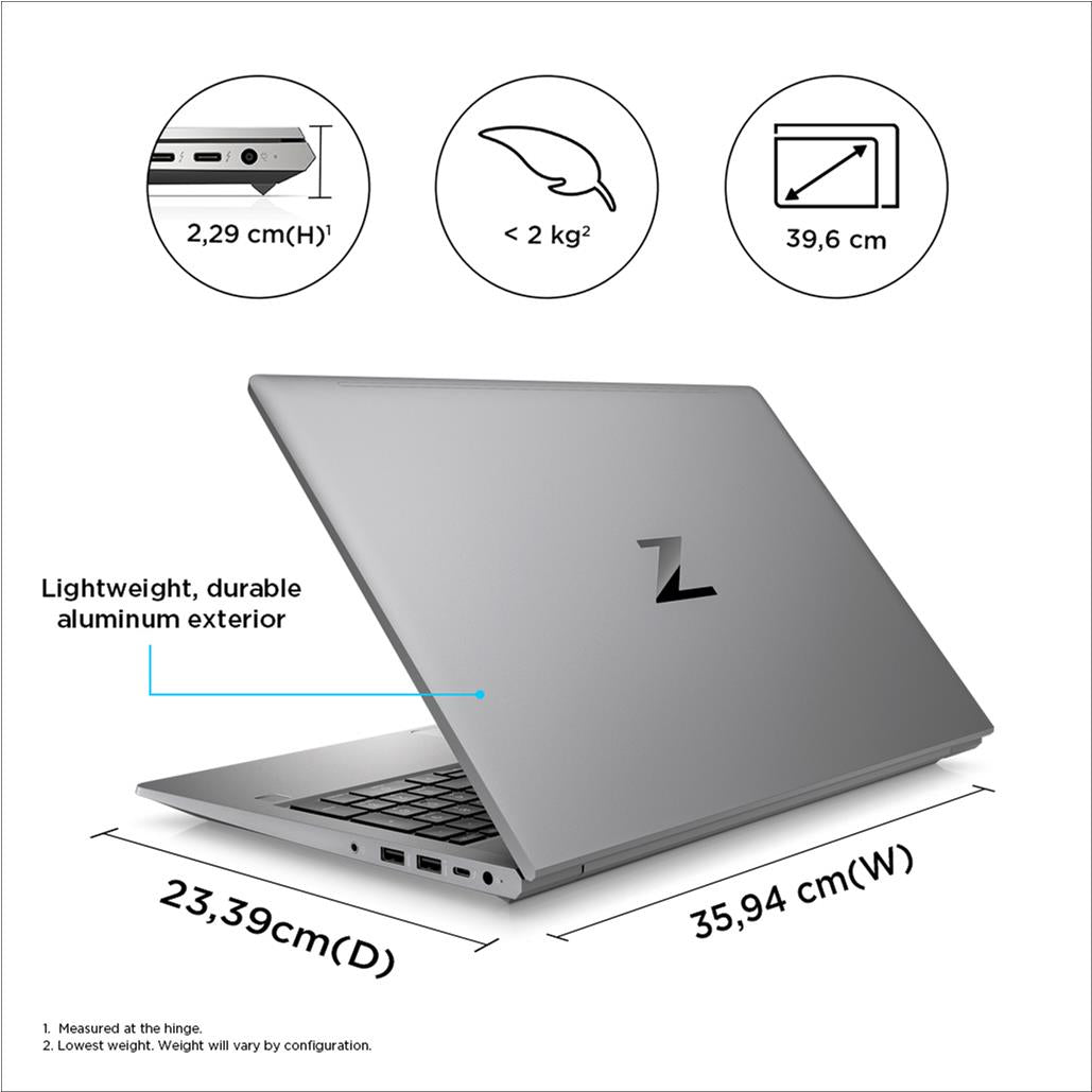 HP ZBook Power G9 15.6-inch FHD Laptop - Intel Core i7-12700H