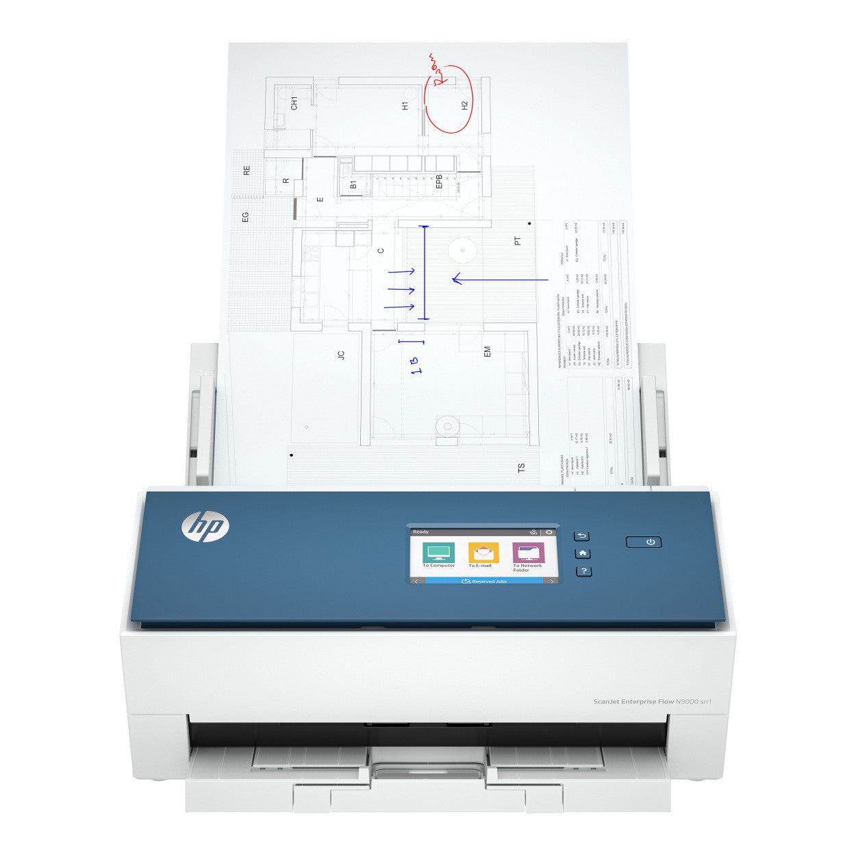 HP ScanJet Enterprise Flow N9000 sn1 Scanner 8Q4W1A – HP Shop