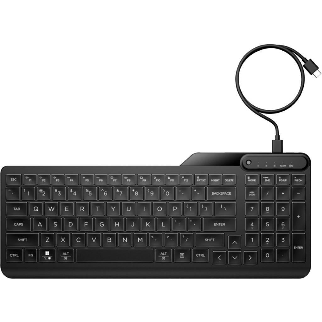 コンピューター　HP HP 405 Multi-Device Backlit Wired Keyboard 7N7C1AA – HP Shop