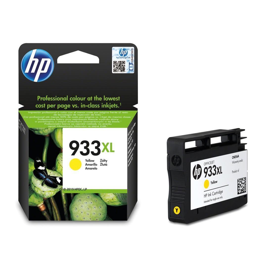 HP 933XL Yellow High Yield Printer Ink Cartridge Original CN056AE