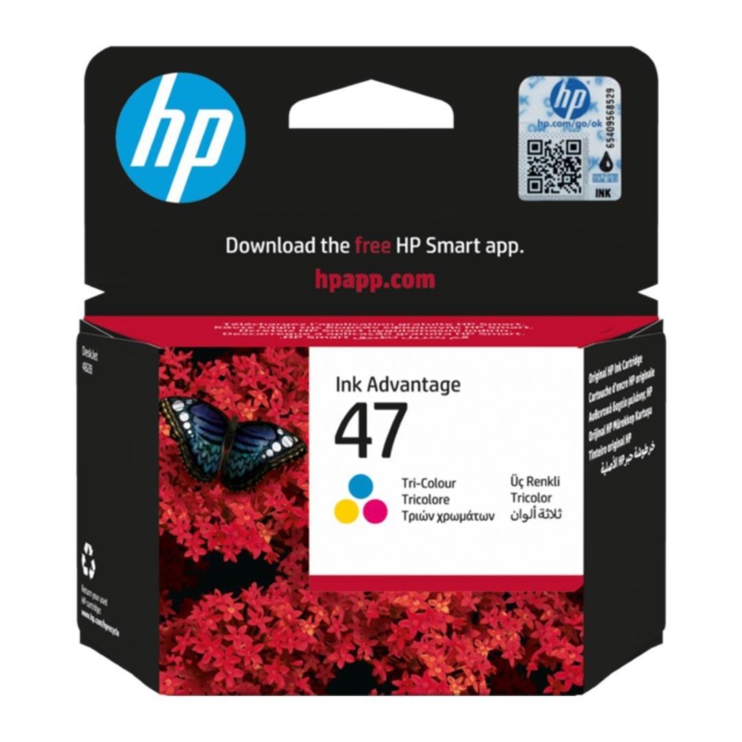HP 47 Ink Advantage Tri-color Printer Cartridge Original 6ZD61AE