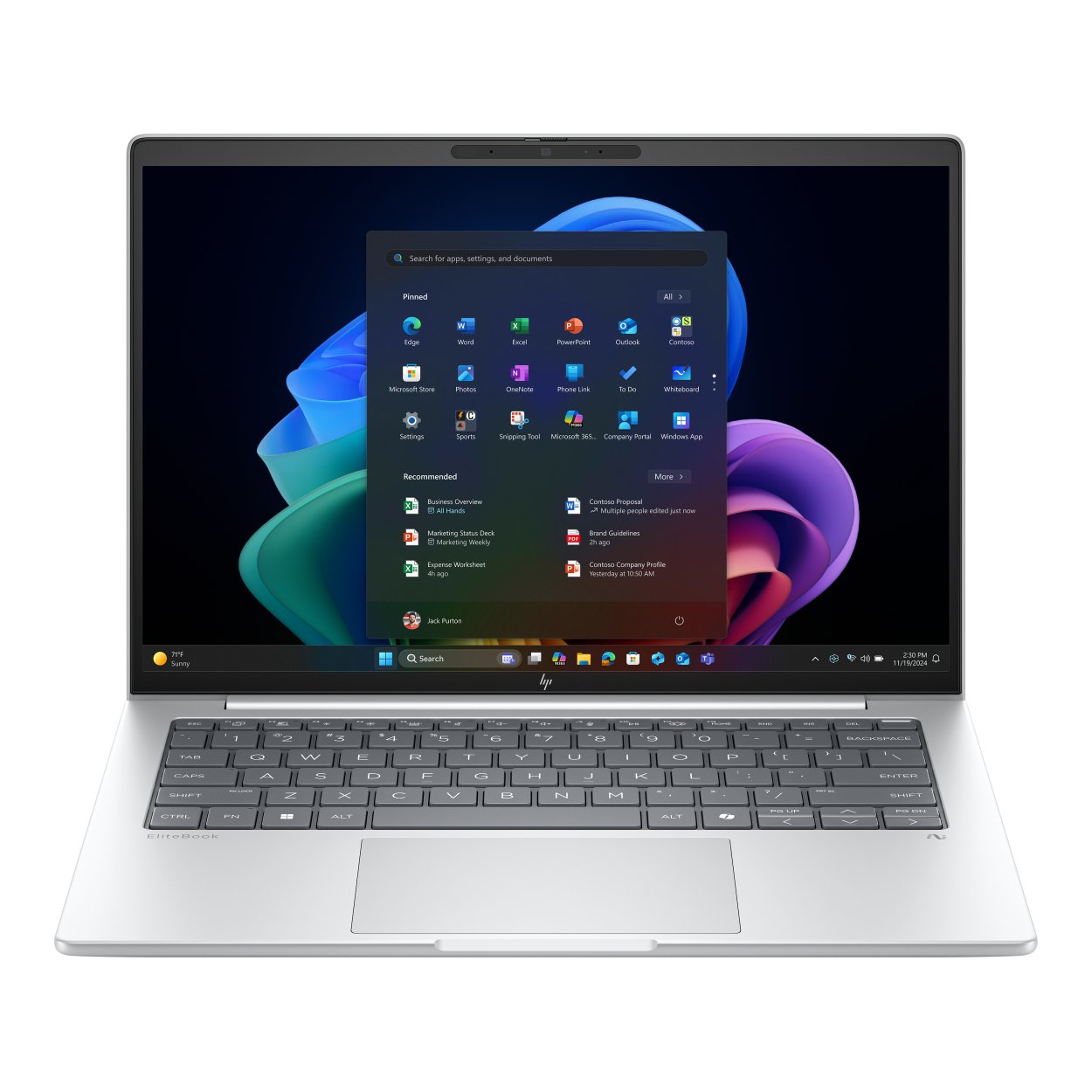 HP EliteBook 8 G1i 16-inch 2.5K Next Gen AI Laptop - Intel Core