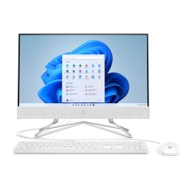 HP All-in-One 22-dd2001ni Non-Touch AIO Windows 11 Home Single Language - 21.5" Intel Core i3 8GB RAM 256GB SSD FHD Snow white  (3 Year warranty)
