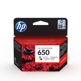 HP 650 Tri-colour Ink Advantage Cartridge Bundle